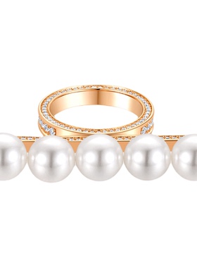 GXIAOXIAO气质高级感平衡木戒指