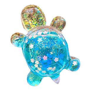 流沙小乌龟对对碰巨无霸水晶仿真动物玩偶摆件女孩子网红玩具