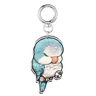 鹦鹉周边亚克力钥匙扣小太阳凯克和尚高清卡通背包挂饰书包挂饰
