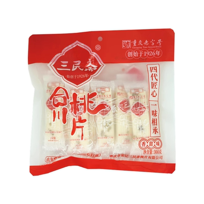 重庆特产三民斋合川桃片椒盐香甜