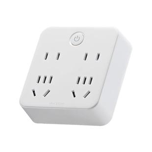 德力西插座转换器拓展插排插转换插头家用面板墙壁插座开关萌小方