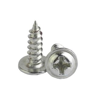 十字圆头带垫自攻螺丝镀锌发黑盘头尖尾钉M2M2.5M3带介自攻螺丝钉