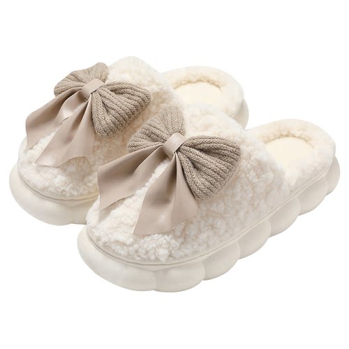 买1送1棉拖鞋女士秋冬季2025新款情侣一对可爱家用保暖毛绒棉拖男