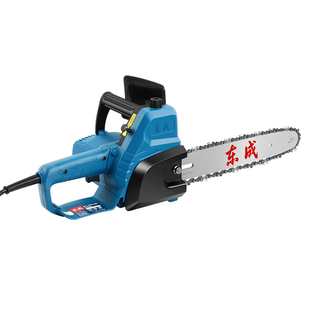 东成12寸电链锯根雕电锯高速链条锯木工锯电动雕刻木雕打胚切割锯
