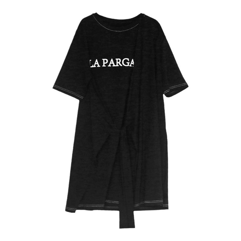 lapargay围裹式两穿连衣裙潮