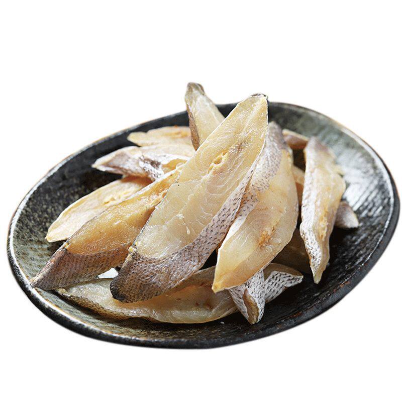 苍南淡晒鮸鱼干免鱼米鱼粒500g