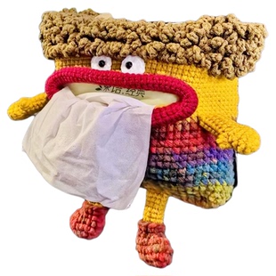 车载纸巾盒挂式汽车扶手箱抽纸盒后排车内装饰卡通可爱纸巾抽