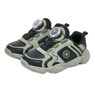 泰兰尼斯童鞋儿童旋钮扣运动鞋春季新款网面透气休闲鞋男童跑步鞋