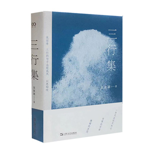 三行集 复旦大学中文系教授张新颖著中国当代诗集作品 另著沈从文的前半生/当代批评的文学方式/迷恋计 上海文艺出版社