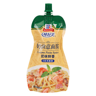 味好美奶油意面酱200g小包酱汁蘑菇培根焗饭白汁意粉酱意大利面酱