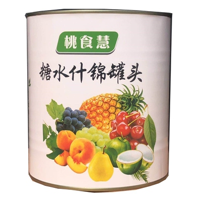 6色什锦水果罐头杂果自助餐