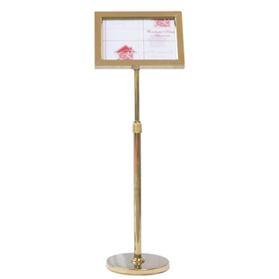 不锈钢水牌立牌a4指示牌立式a2指引导向展示牌告示户外落地广告牌