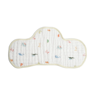 Pokmoon云片枕婴儿纱布枕头0到6个月a类纯棉新生儿大号