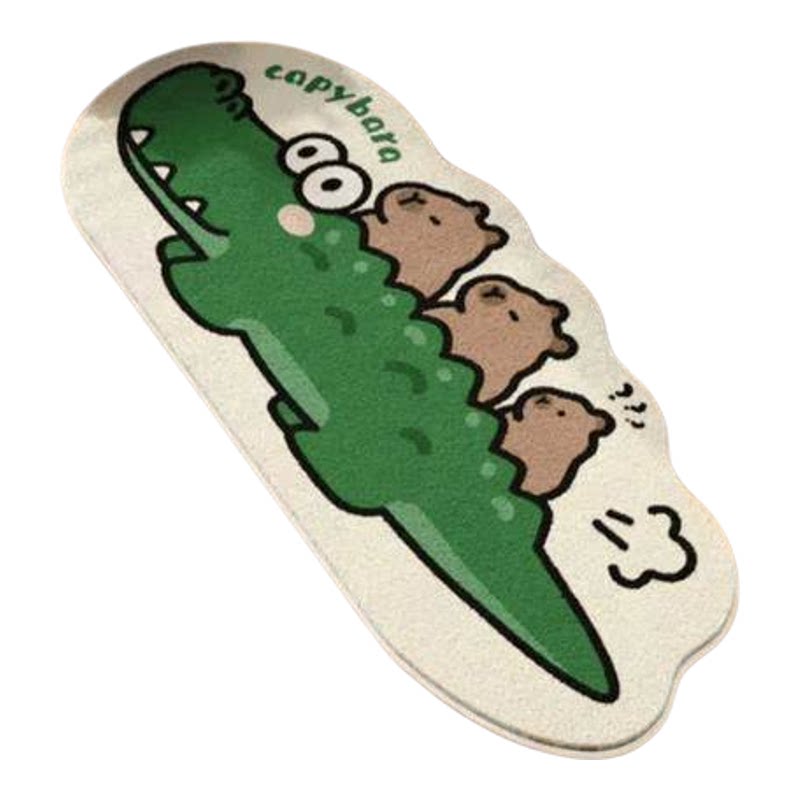 卡通可爱异形免打理床边地毯