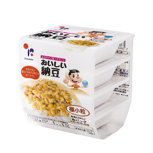 日本原装进口北海道山大Yamadai纳豆即食1组4盒原味极小粒旗舰店
