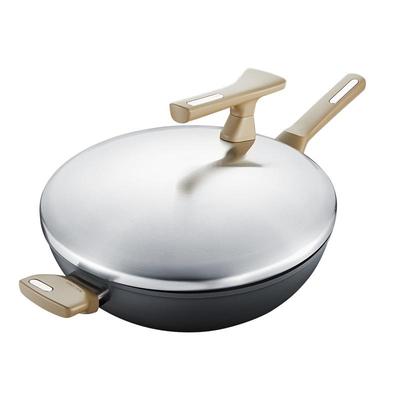 爱仕达无油烟燃气通用平底不粘锅