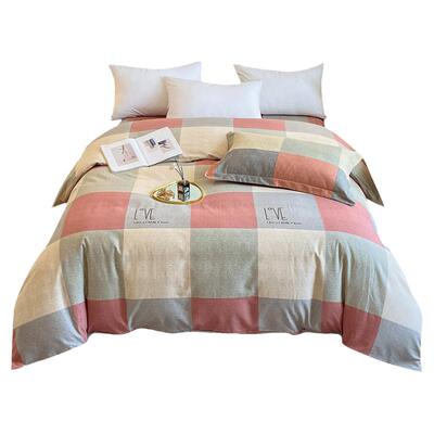 100%全棉加厚磨毛被套适合裸睡