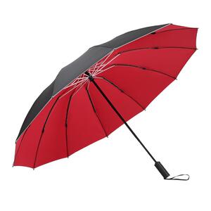 兰毅双层折叠反向超大暴雨专用伞