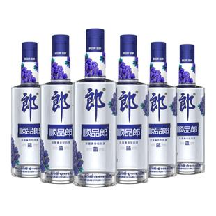 郎酒顺品郎蓝顺480ml*6装45度白酒浓酱兼香型送礼纯粮光瓶酒