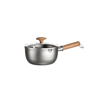 康巴赫雪平锅316L不锈钢无涂层家用泡面锅宝宝辅食奶锅一人食汤锅