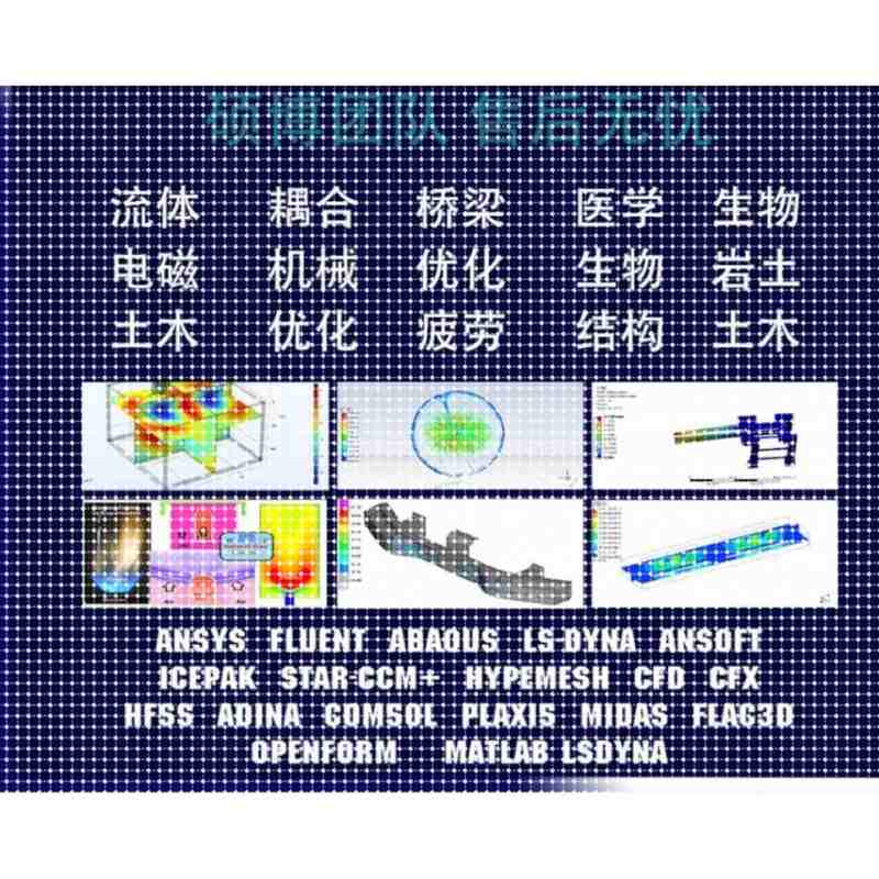 Abaqus结构彷真/Ansys/workbench有限元/Fluent数值分析流体代做