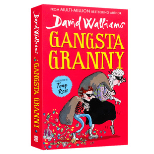 了不起的大盗奶奶 英文原版小说 Gangsta Granny 少年幽默小说系列罗尔德达尔继承人蓝思值740L 大卫威廉David Walliams