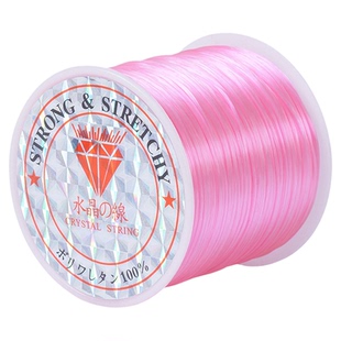 木质手串弹力绳牛筋咖色手链绳弹力线diy串珠线扁丝文玩线绳高端