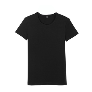 香港短袖t恤男潮流贴身圆领纯色夏季纯棉紧身男装体恤修身短袖男