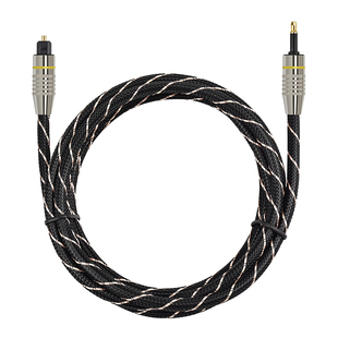 EMK/光纤音频线数字方口转圆口Toslink机顶盒解码器接CD耳放