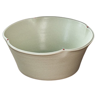 复古风高温陶瓷碗家用釉下彩米饭碗一人食碗碟套装窑变花口餐具组