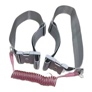 防走失带牵引绳双腰带儿童防丢绳大人小孩母子遛娃神器宝宝旅行绳