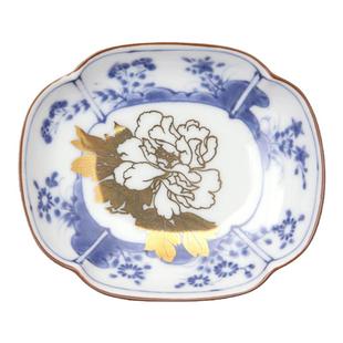 日本制进口Amabro有田烧描金手绘陶瓷小碟子调味碟酱油碟日式豆皿