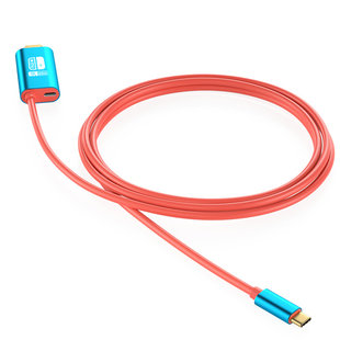 适用任天堂switch2代投屏线连接电视机显示器1代NS二代游戏机视频转换器type c转HDMI扩展坞oled充电线转接头