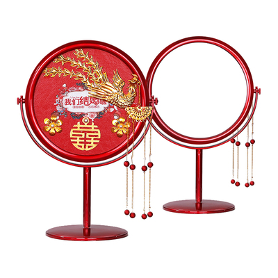 婚礼台式桌面化妆镜女方结婚陪嫁