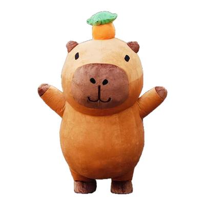 充气卡皮巴拉人偶服装