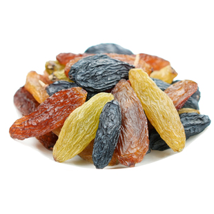 新疆葡萄干很大的吐鲁番年货散装红绿香妃葡萄干黑加仑干500g