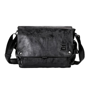 真皮男包时尚单肩包潮牌包韩版男电脑包休闲斜跨包男小背包邮差包