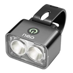 得力自行车灯前灯强光夜间照明公路山地长续航后尾灯儿童骑行装备