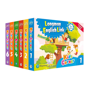 第二版新版 kids corner 1 2 3 4 5 6级 进口原版培生朗文直通车longman english link 少儿英语7-12岁小学英文辅导教材kidscorner