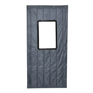 定制冬季加厚防水防风防寒保温暖隔音PU皮革牛津布家用棉门帘窗帘