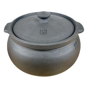四川雅安荥经黑砂锅炖锅家用燃气煤气灶专用汤锅土砂锅煲汤老式锅