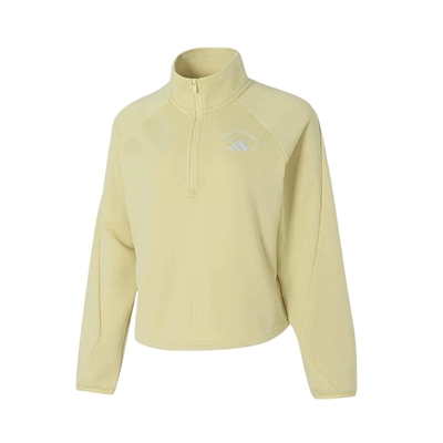 adidas阿迪达斯冬女半拉链套头衫户外运动跑步卫衣 KC0081