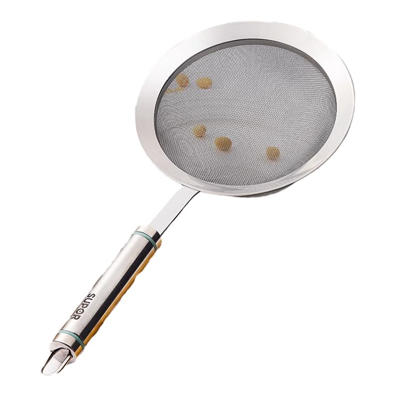 苏泊尔漏勺不锈钢家用厨房过滤网豆浆超细果汁中药滤渣勺隔渣滤油