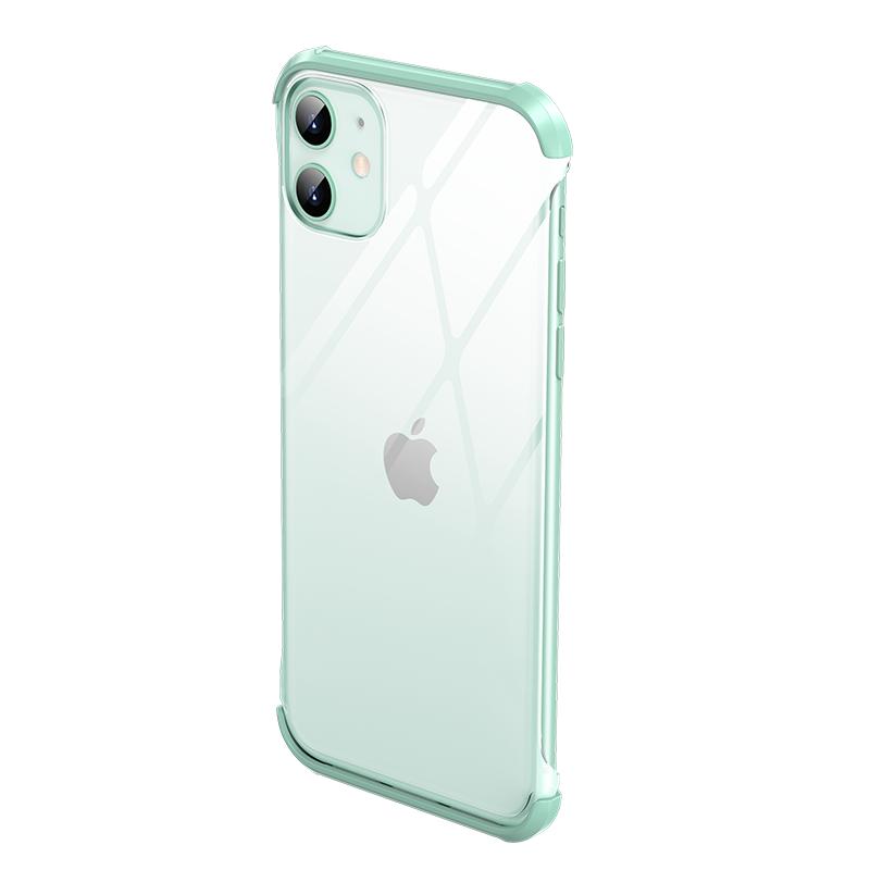 适用于苹果12Pro手机壳iPhone11ProMax新款无边框超薄夏mini透明SE高级感2023防摔ins小众XR潮