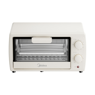 美的PT10X1(S)家用烤箱迷你小型烤蛋挞烘焙专用10升轻薄电烤箱