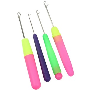 带舌钩针编织工具全套小钩毛衣毛线修补针超细舌头勾针缝补神器