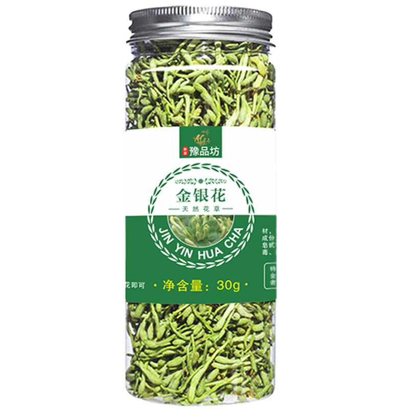 罐装封丘金银花茶带绒毛