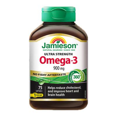 健美生Omega-3无腥味鱼油软胶囊
