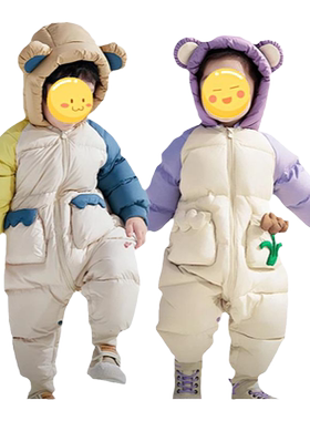 儿童羽绒服印logo来图定做