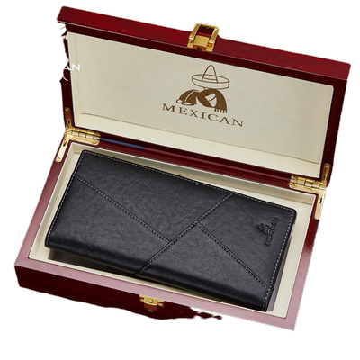 稻草人男士钱包长款送男友